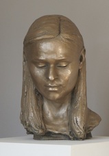 Tabula Rasa, Bronze resin portrait, by Billie Bond
